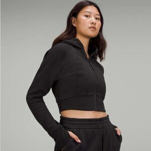 LULULEMON Scuba Full-Zip Cropped Hoodie No Size Tag Check Measurements